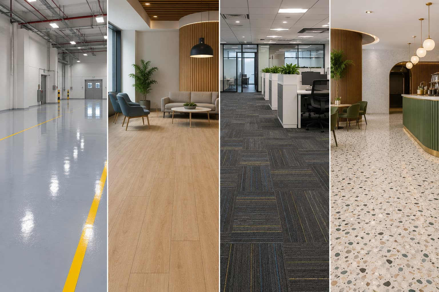 Industrial flooring and epoxy flooring